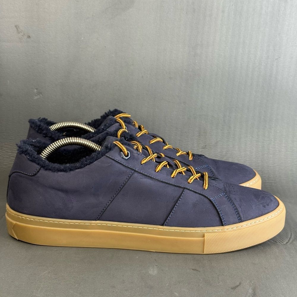 GREATS ROYALE SHEARLING LINED SNEAKER shoes  MENS Blue size 12
